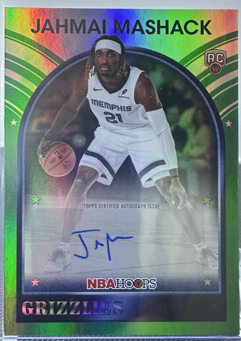 2025 Topps NBA Hoops 1989 Signature Jahmai Mashack #89S-JM card