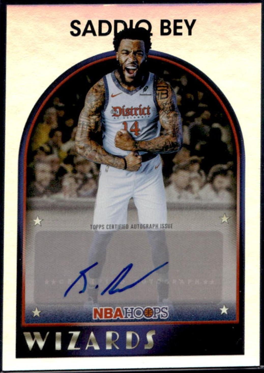 2025 Topps NBA Hoops 1989 Signature Saddiq Bey #89S-SB card