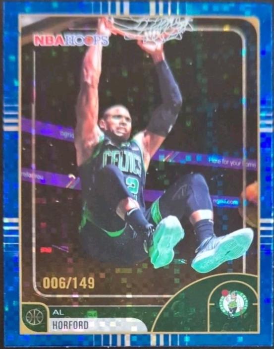 2025 Topps NBA Hoops Al Horford [Pixel Burst Blue] #34 card
