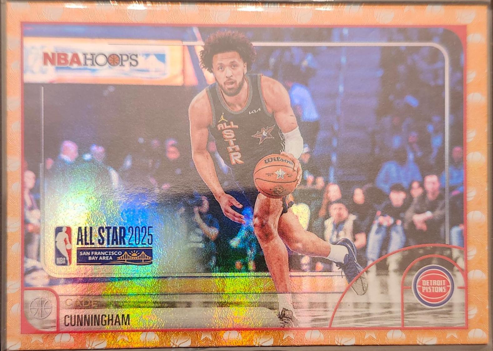 2025 Topps NBA Hoops Cade Cunningham [Orange Hoops] #282 card