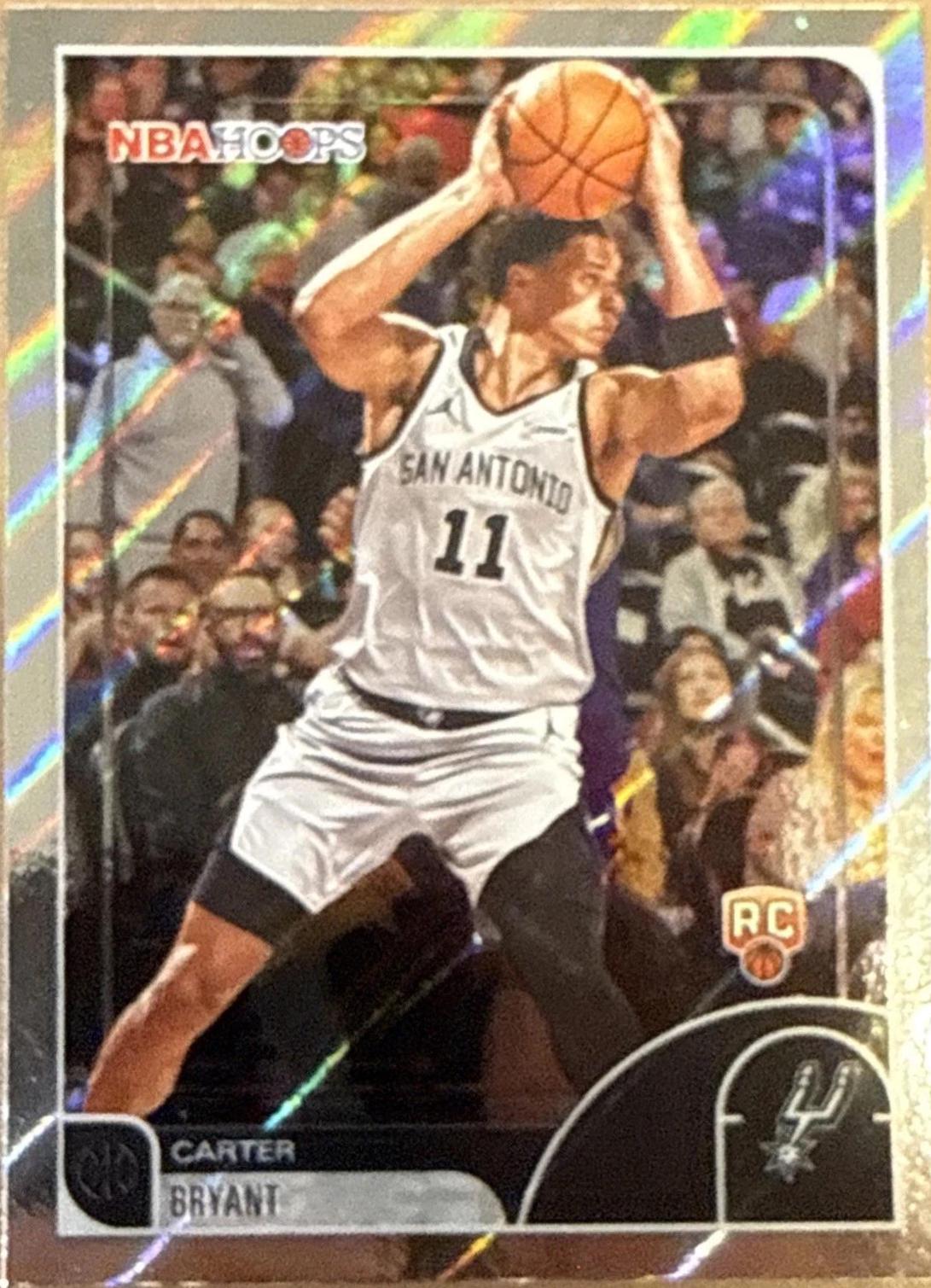 2025 Topps NBA Hoops Carter Bryant [Light Burst] #181 card