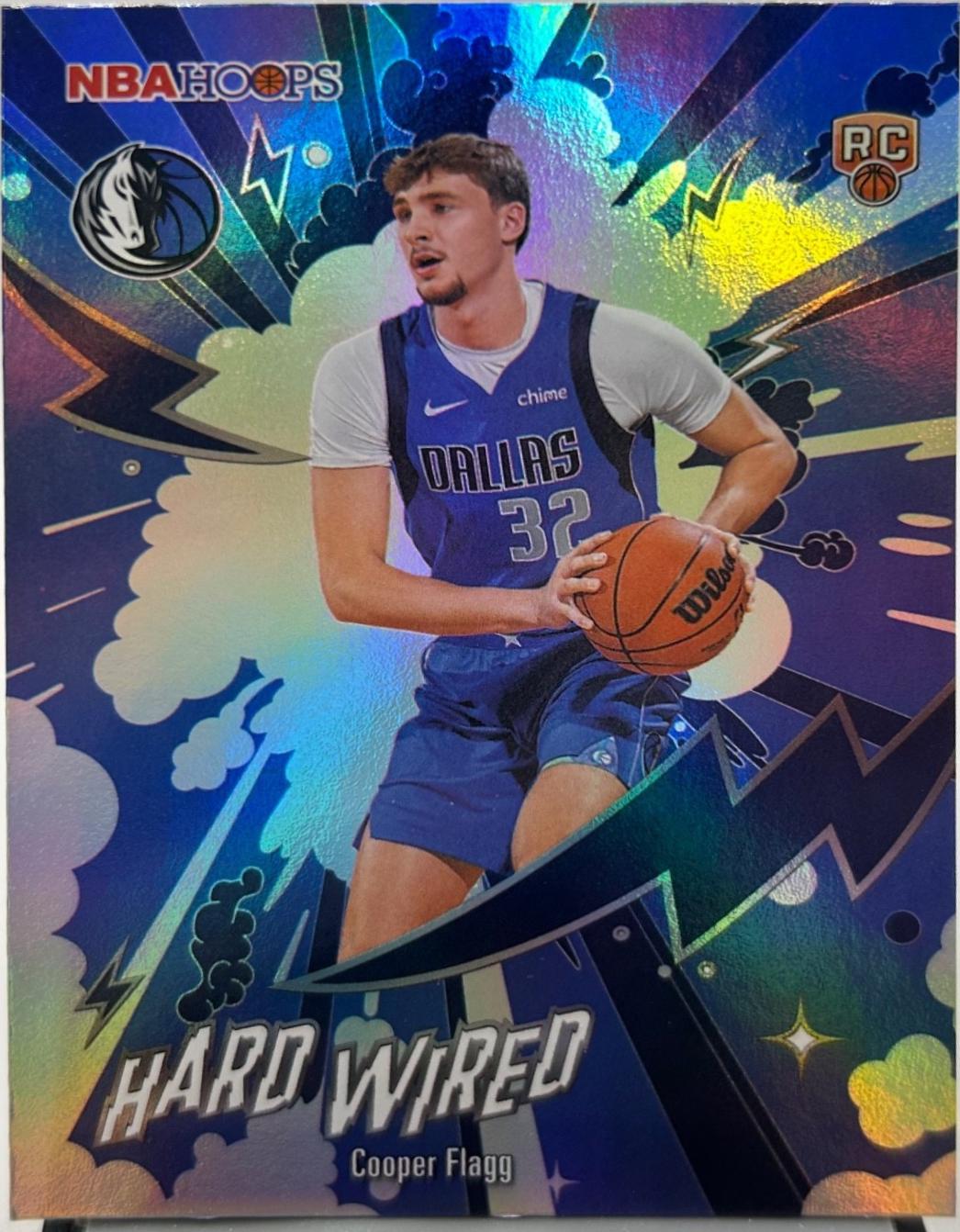 2025 Topps NBA Hoops Hardwired Cooper Flagg #HW-21 card