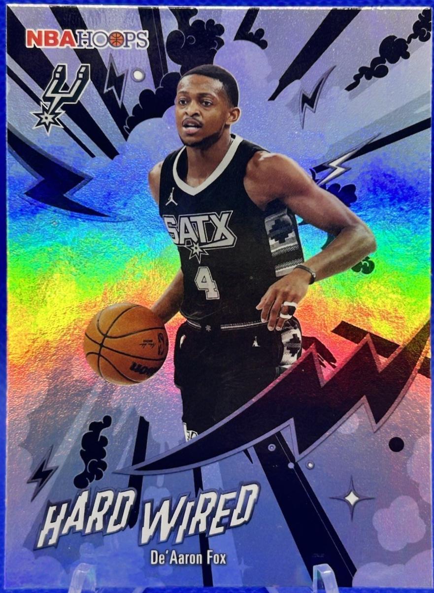 2025 Topps NBA Hoops Hardwired De'Aaron Fox #HW-19 card