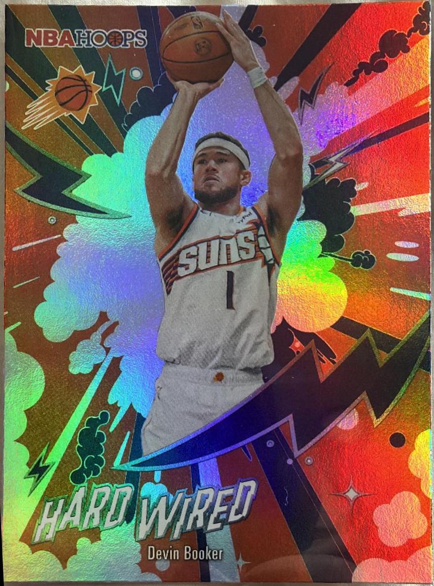 2025 Topps NBA Hoops Hardwired Devin Booker #HW-15 card