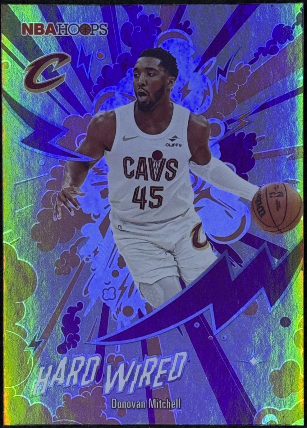 2025 Topps NBA Hoops Hardwired Donovan Mitchell #HW-10 card