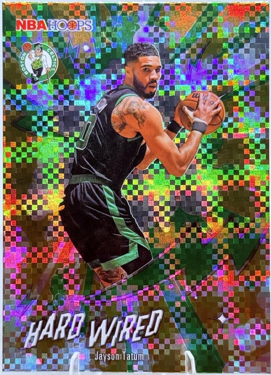2025 Topps NBA Hoops Hardwired Jayson Tatum [Light Burst] #HW-14 card