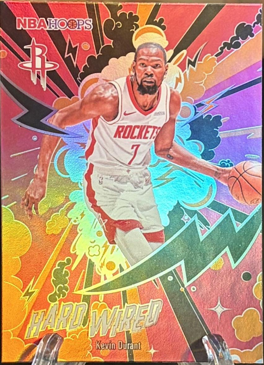 2025 Topps NBA Hoops Hardwired Kevin Durant [Orange] #HW-7 card