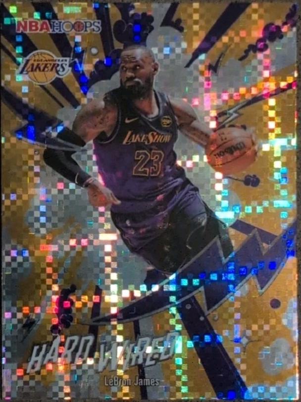 2025 Topps NBA Hoops Hardwired LeBron James [Light Burst] #HW-11 card