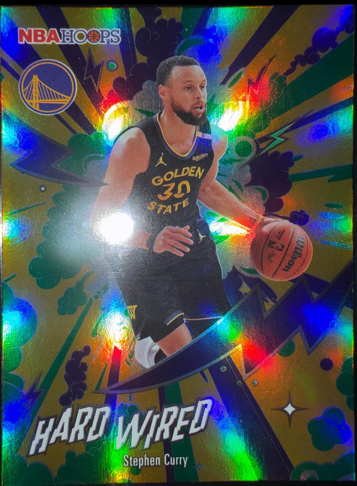 2025 Topps NBA Hoops Hardwired Stephen Curry [Green] #HW-9 card