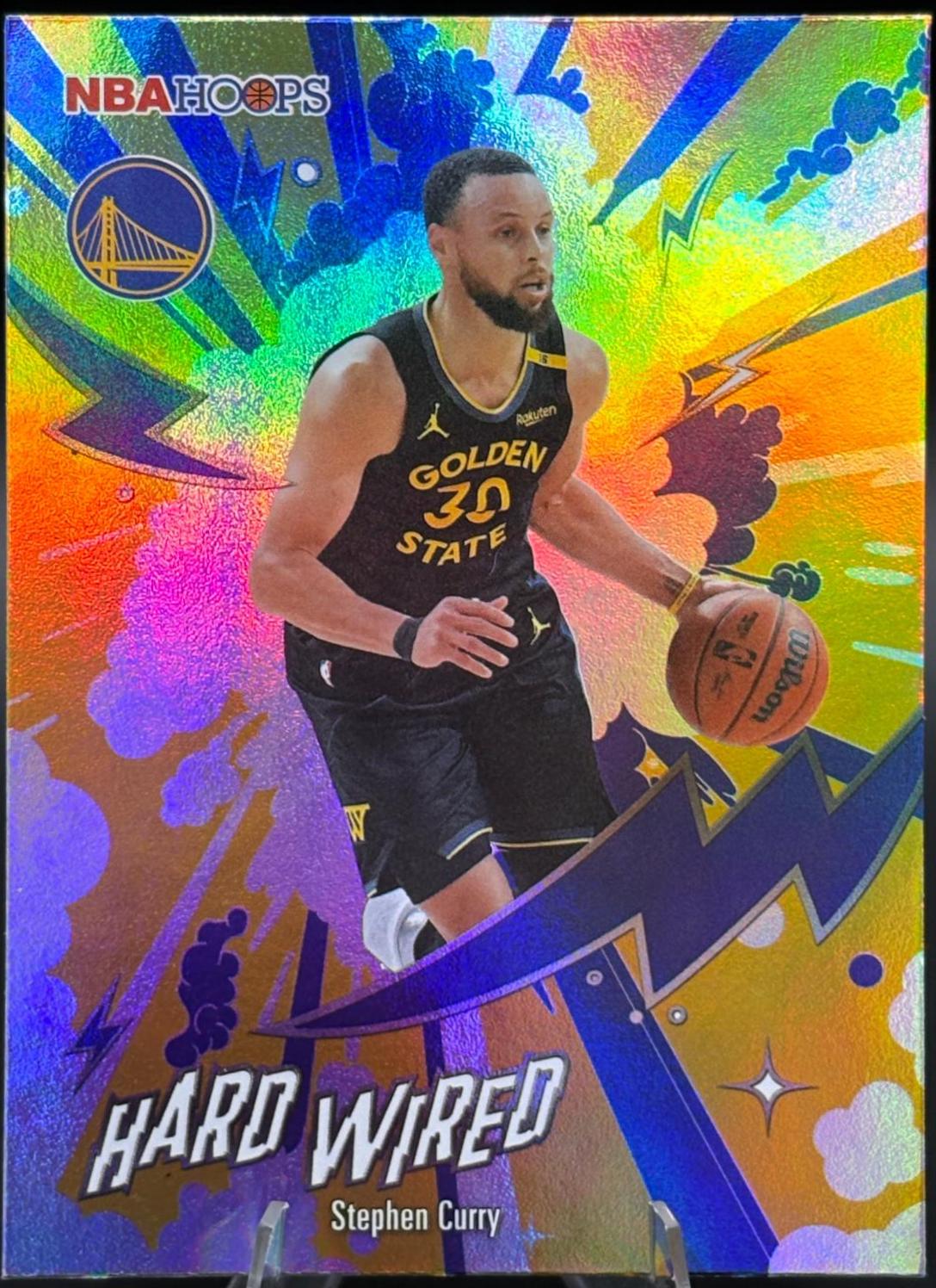 2025 Topps NBA Hoops Hardwired Stephen Curry #HW-9 card