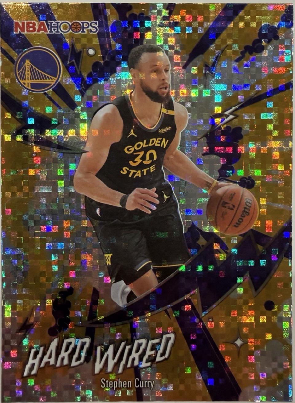 2025 Topps NBA Hoops Hardwired Stephen Curry [Light Burst] #HW-9 card