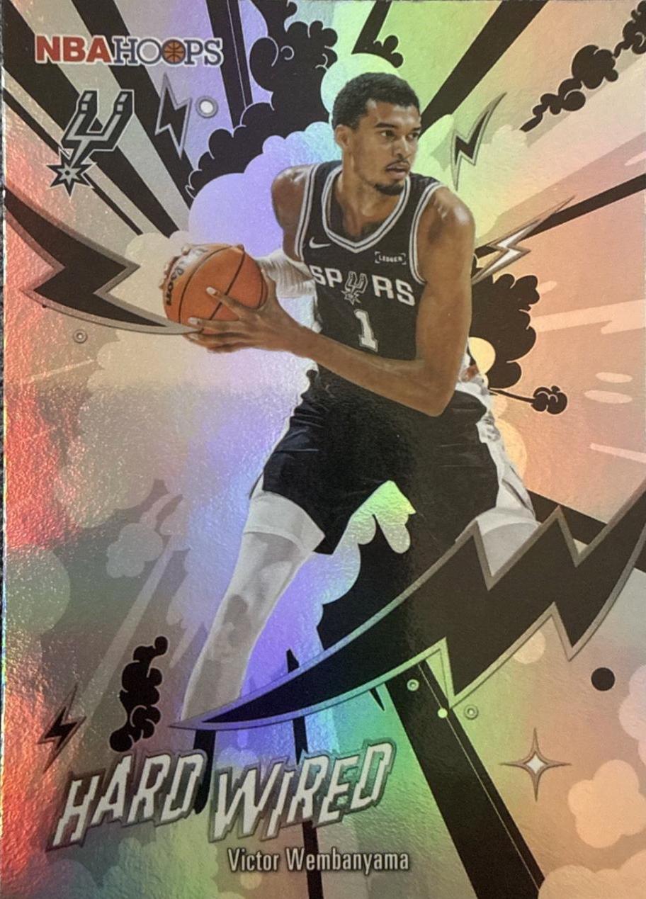 2025 Topps NBA Hoops Hardwired Victor Wembanyama #HW-6 card