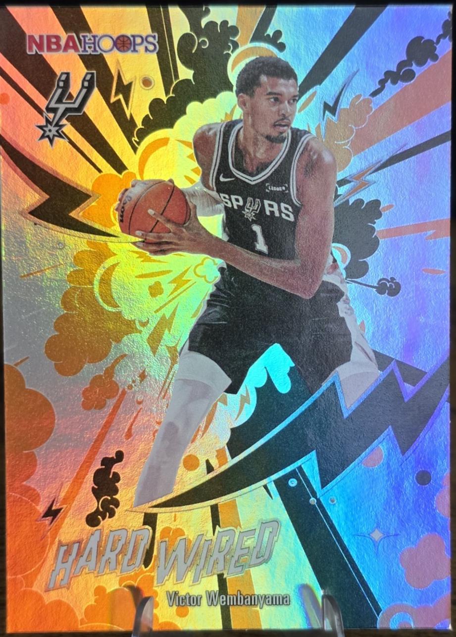 2025 Topps NBA Hoops Hardwired Victor Wembanyama [Orange] #HW-6 card