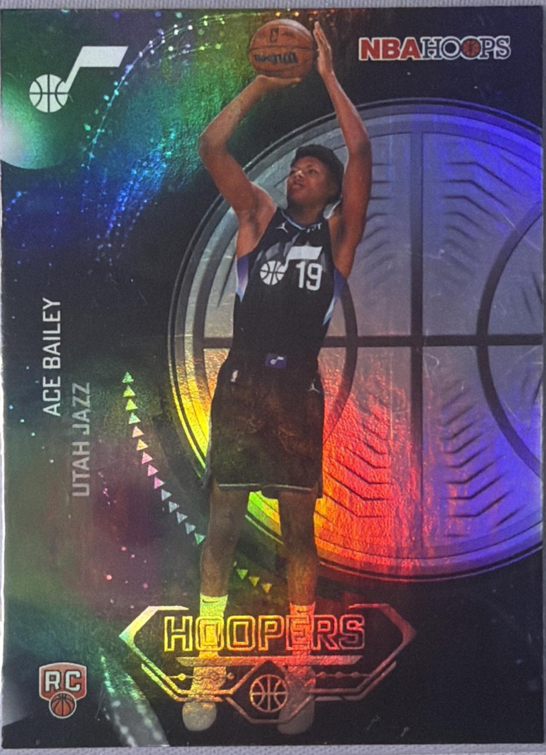 2025 Topps NBA Hoops Hoopers Ace Bailey [Rainbow] #H-19 card