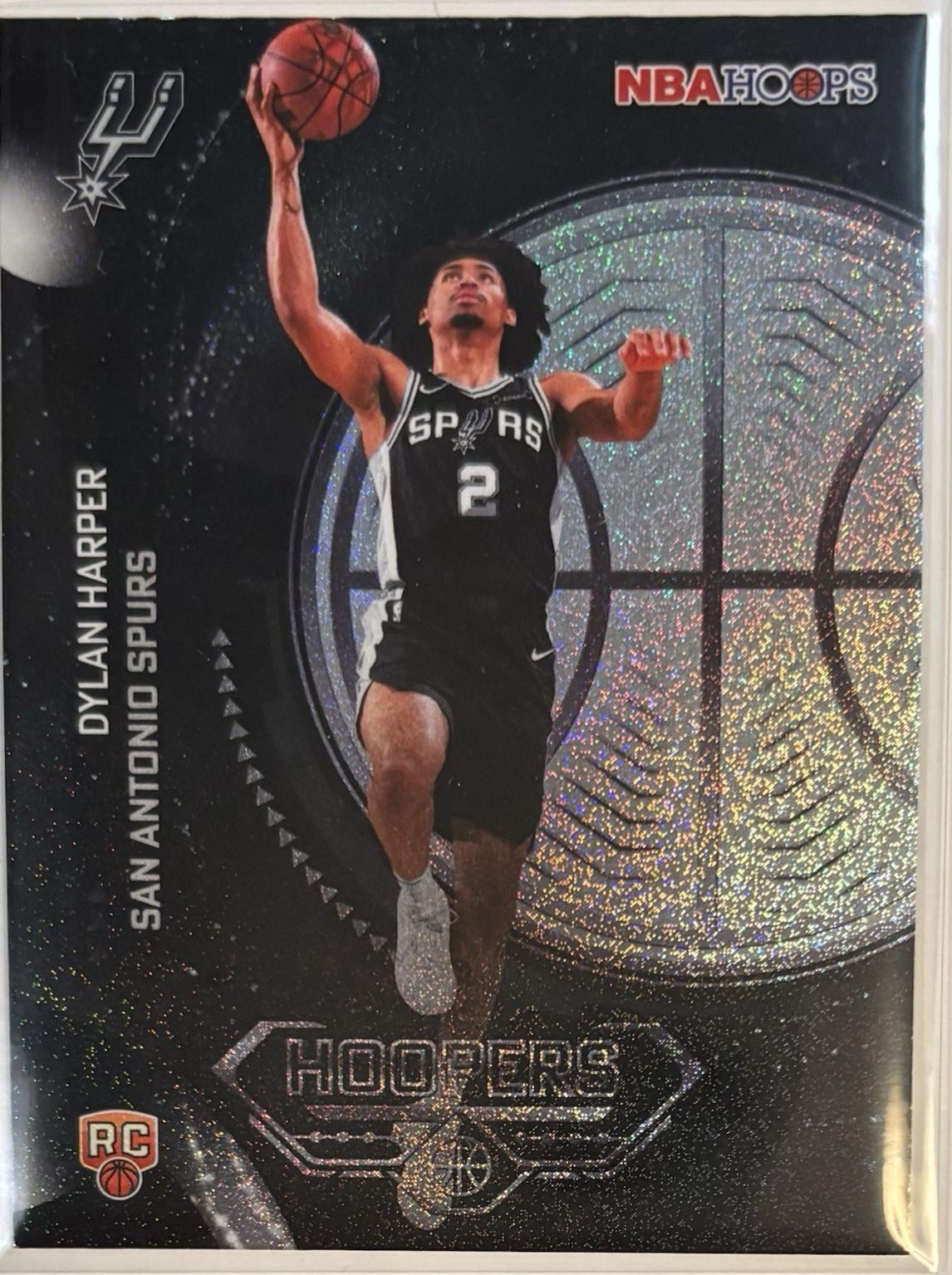 2025 Topps NBA Hoops Hoopers Dylan Harper [Pixel Burst] #H-17 card