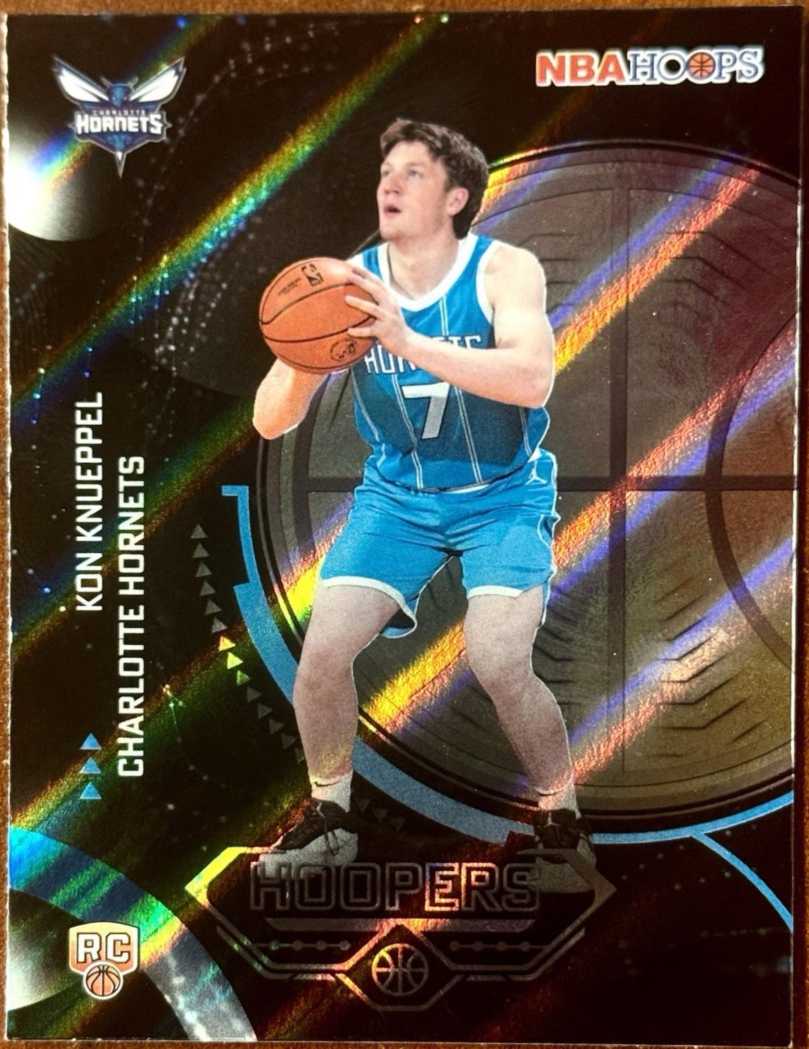 2025 Topps NBA Hoops Hoopers Kon Knueppel [Rainbow] #H-18 card