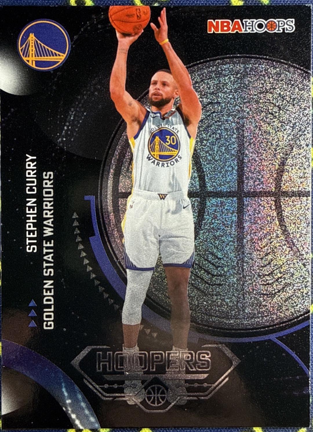 2025 Topps NBA Hoops Hoopers Stephen Curry [Pixel Burst] #H-5 card