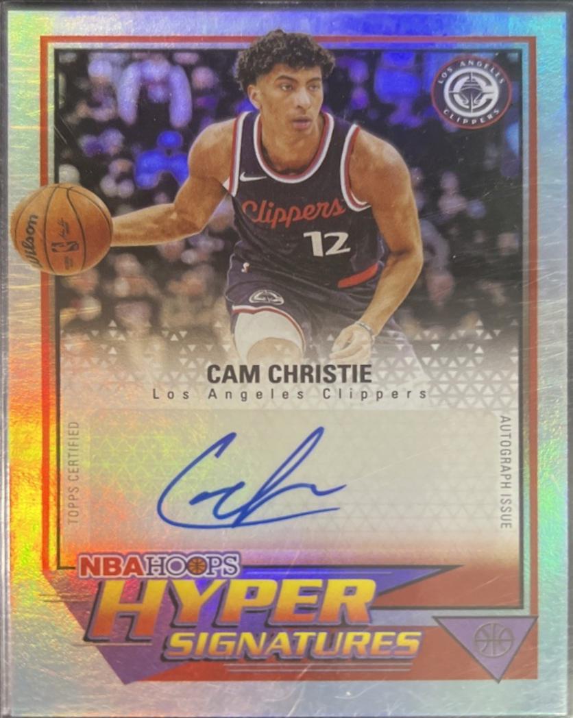 2025 Topps NBA Hoops Hyper Signature Cam Christie #HHS-C card