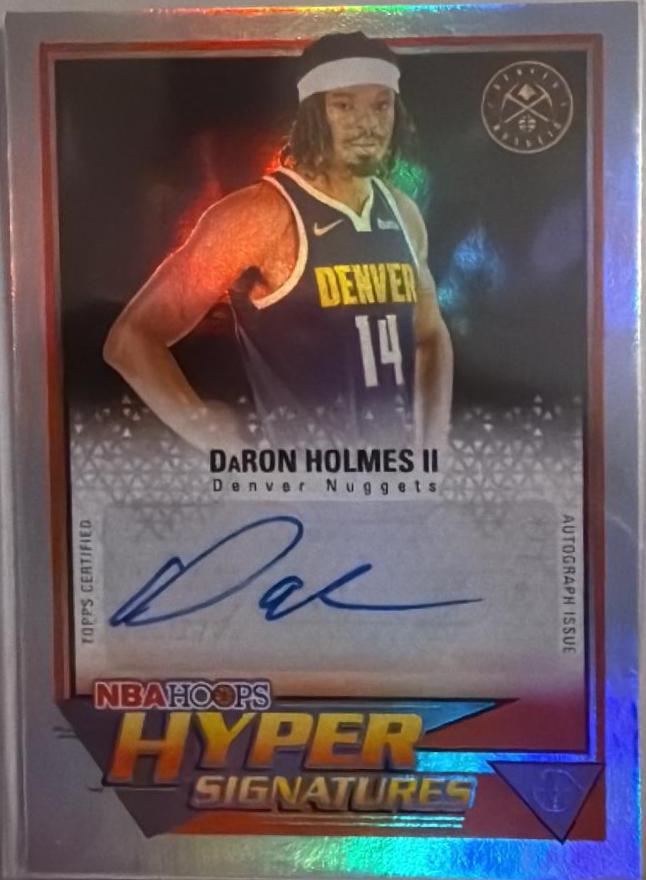 2025 Topps NBA Hoops Hyper Signature DaRon Holmes II #HHS-D card