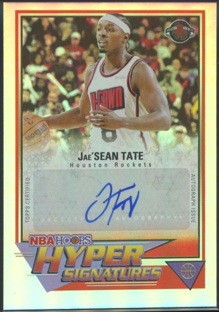2025 Topps NBA Hoops Hyper Signature Jae'Sean Tate #HHS-JT card