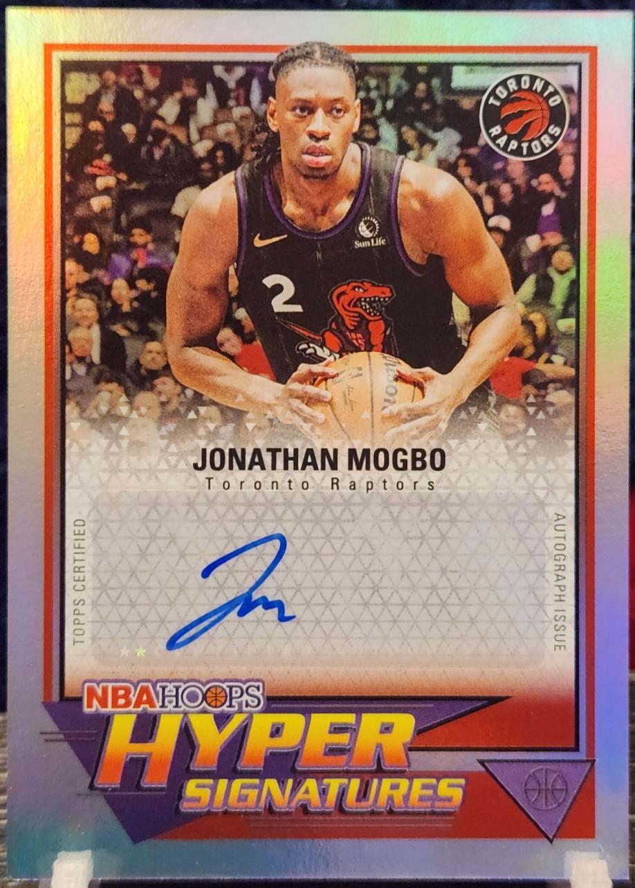 2025 Topps NBA Hoops Hyper Signature Jonathan Mogbo #HHS-JM card