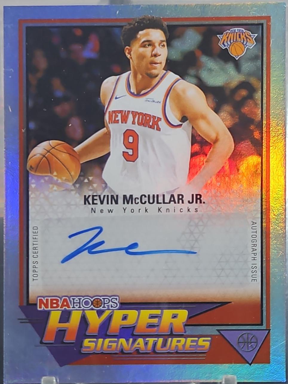 2025 Topps NBA Hoops Hyper Signature Kevin McCullar Jr. #HHS-K card
