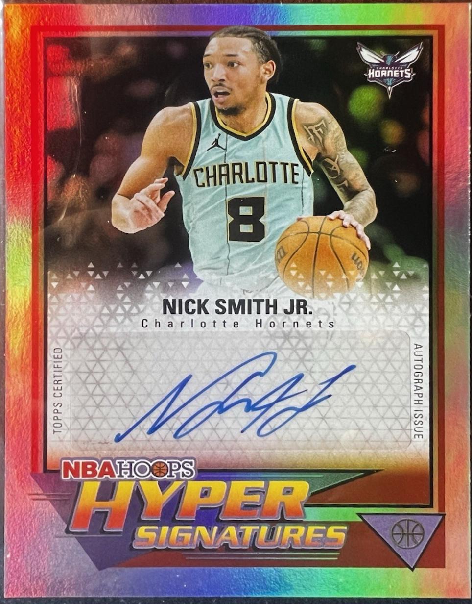 2025 Topps NBA Hoops Hyper Signature Nick Smith Jr. #HHS-N card
