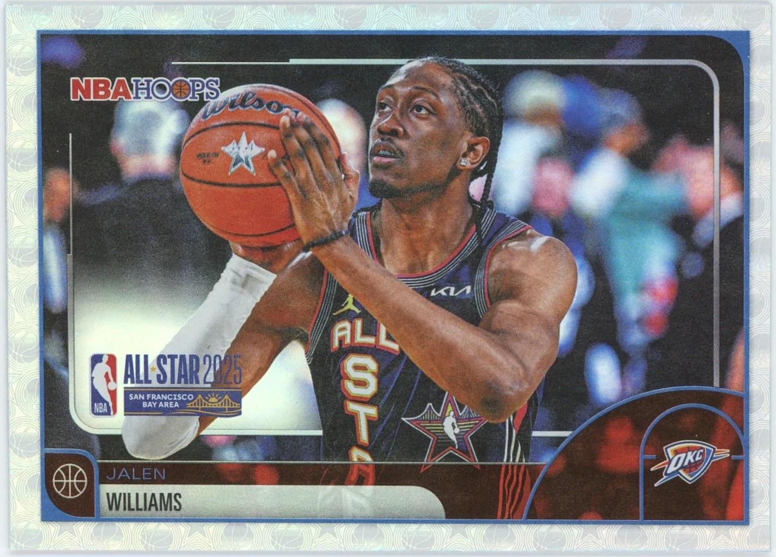2025 Topps NBA Hoops Jalen Williams #285 card