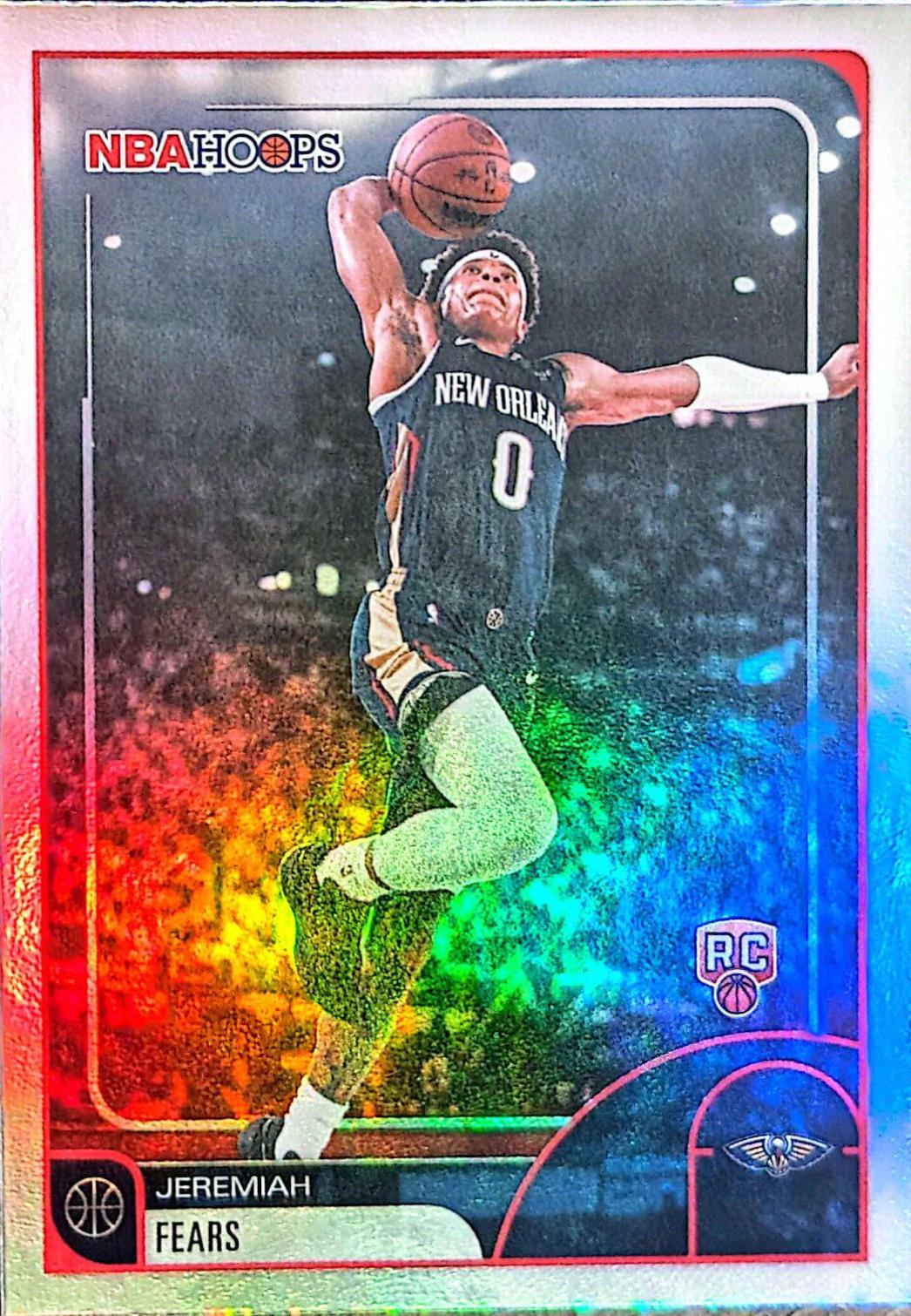 2025 Topps NBA Hoops Jeremiah Fears #48 card