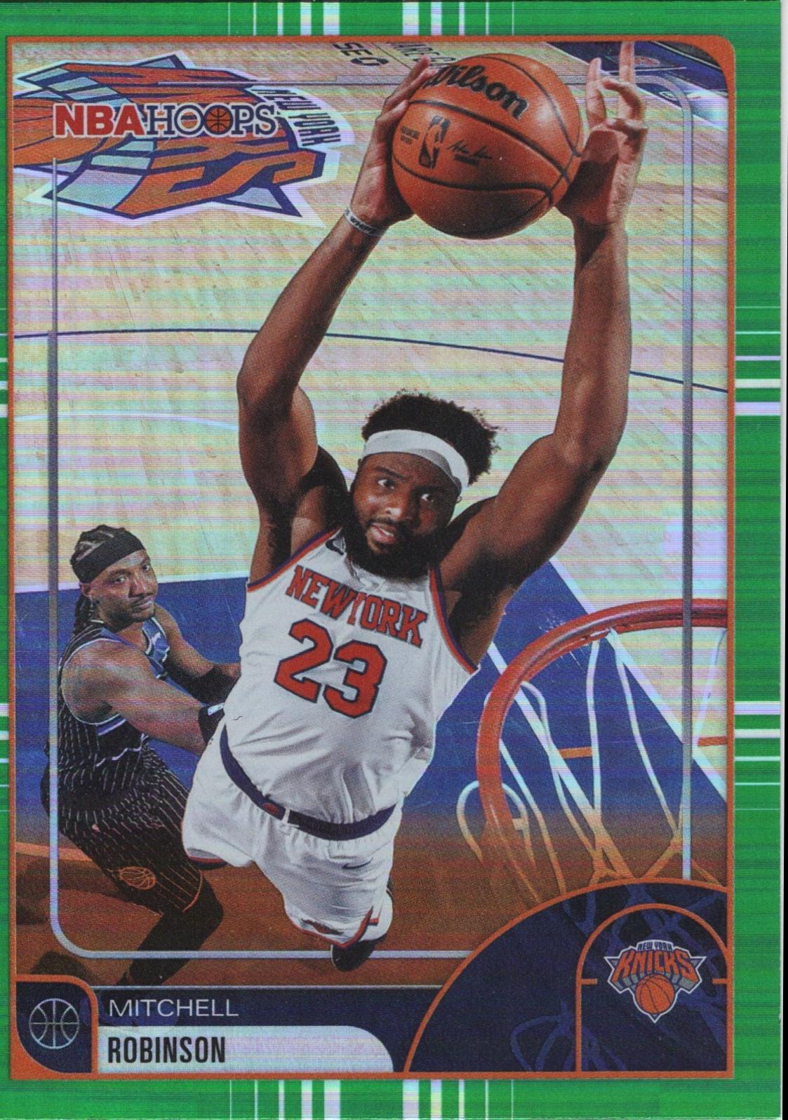 2025 Topps NBA Hoops Mitchell Robinson [Green Hoops] #148 card