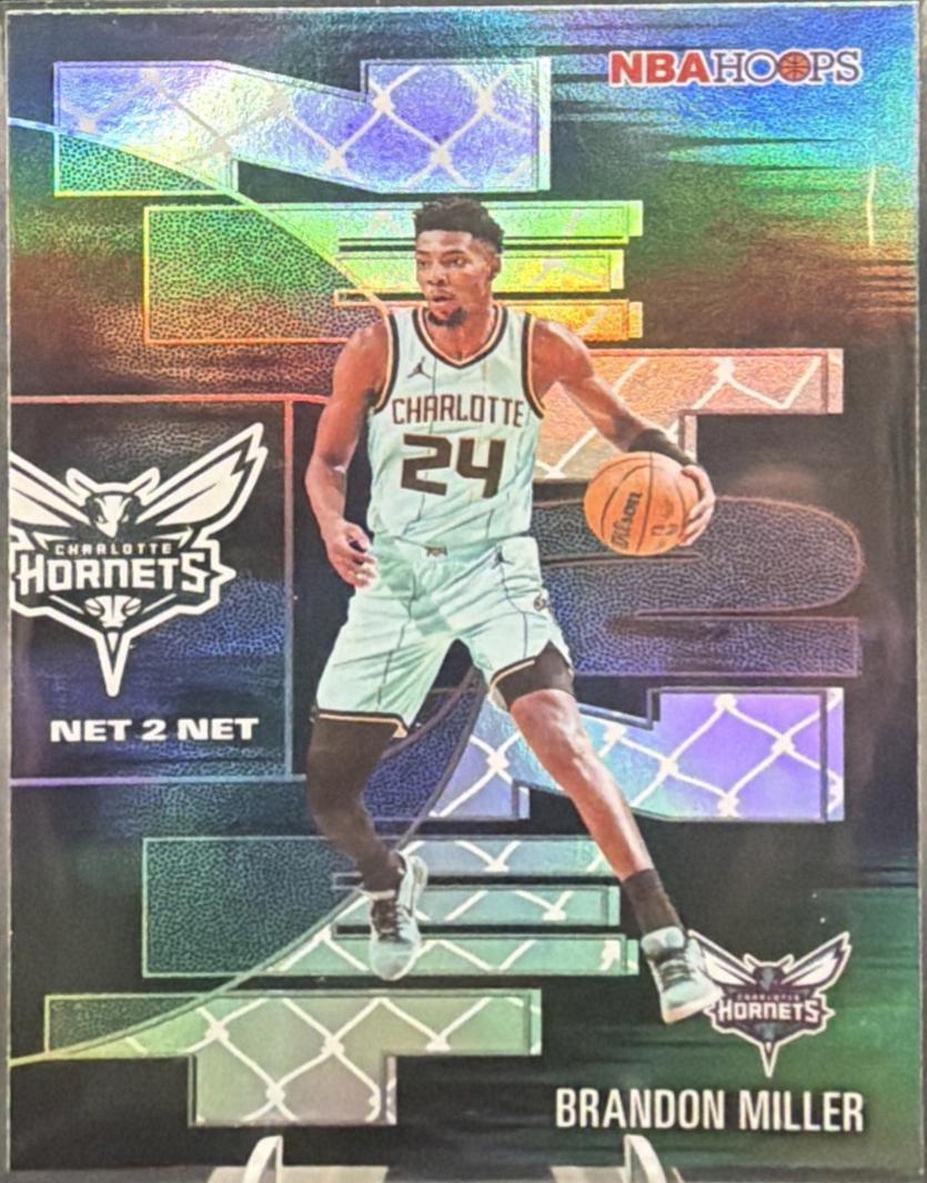 2025 Topps NBA Hoops Net 2 Net Brandon Miller #NTN-21 card