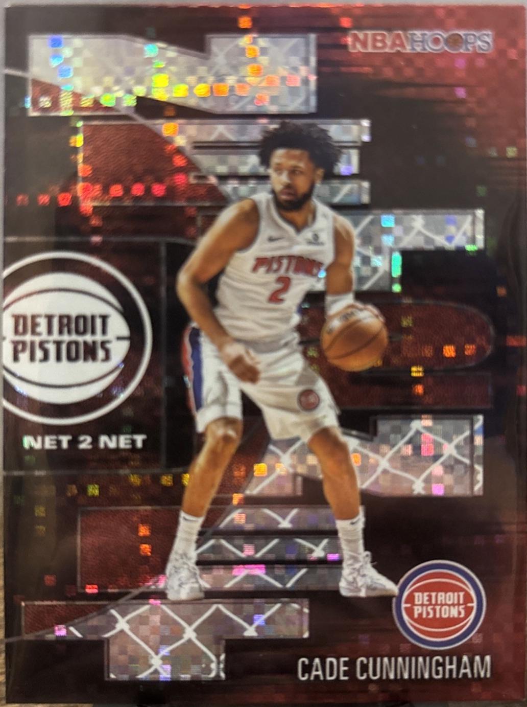 2025 Topps NBA Hoops Net 2 Net Cade Cunningham [Light Burst] #NTN-8 card