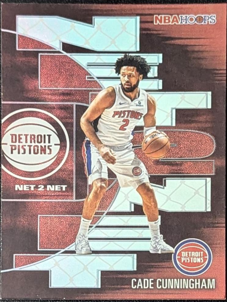 2025 Topps NBA Hoops Net 2 Net Cade Cunningham #NTN-8 card