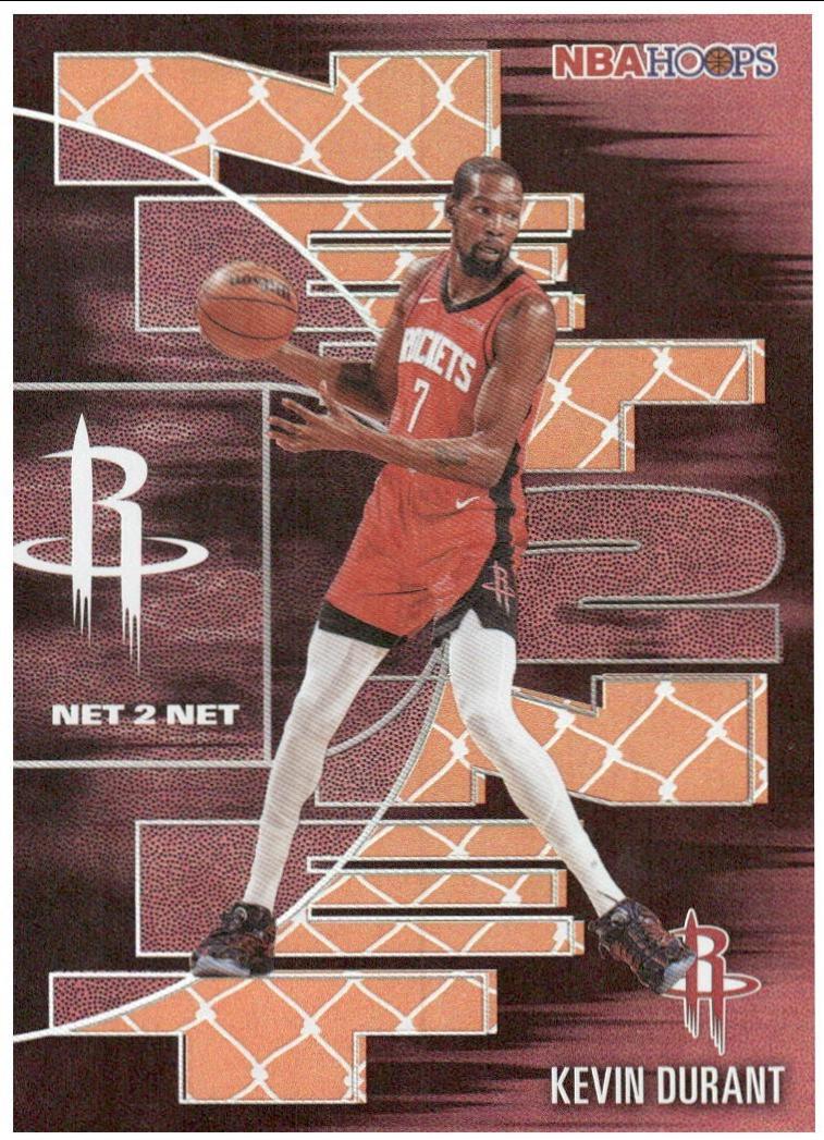 2025 Topps NBA Hoops Net 2 Net Kevin Durant [Orange] #NTN-12 card