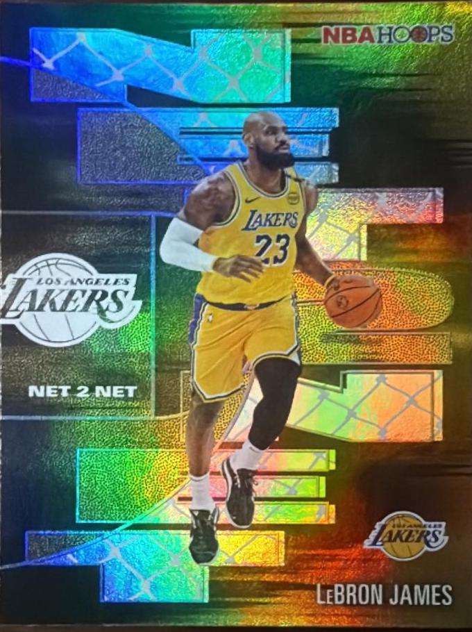 2025 Topps NBA Hoops Net 2 Net LeBron James #NTN-17 card