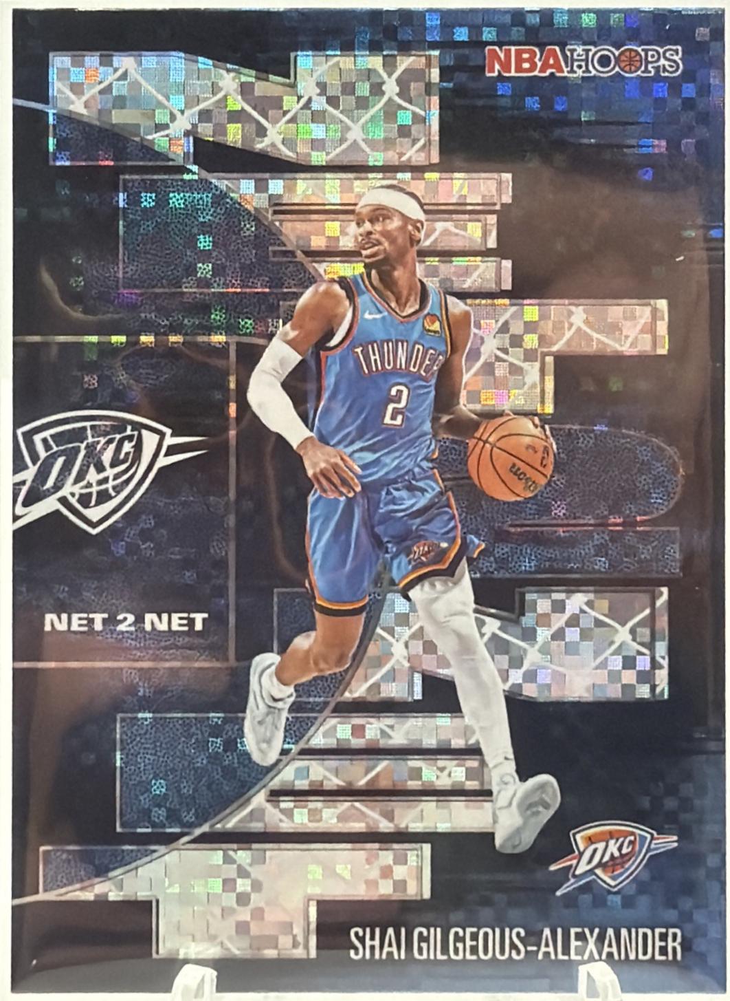 2025 Topps NBA Hoops Net 2 Net Shai Gilgeous-Alexander [Light Burst] #NTN-14 card