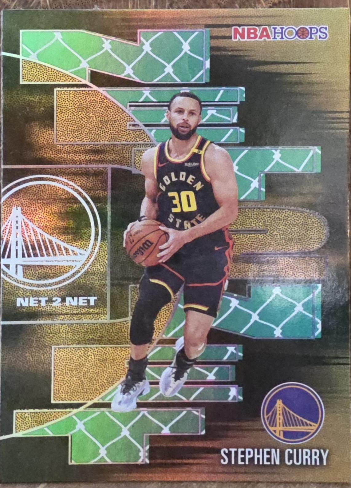 2025 Topps NBA Hoops Net 2 Net Stephen Curry [Green] #NTN-9 card