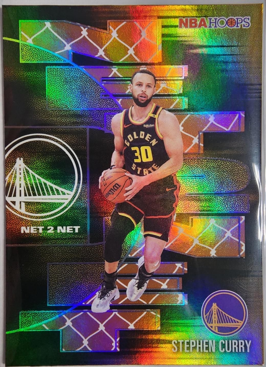 2025 Topps NBA Hoops Net 2 Net Stephen Curry [Orange] #NTN-9 card