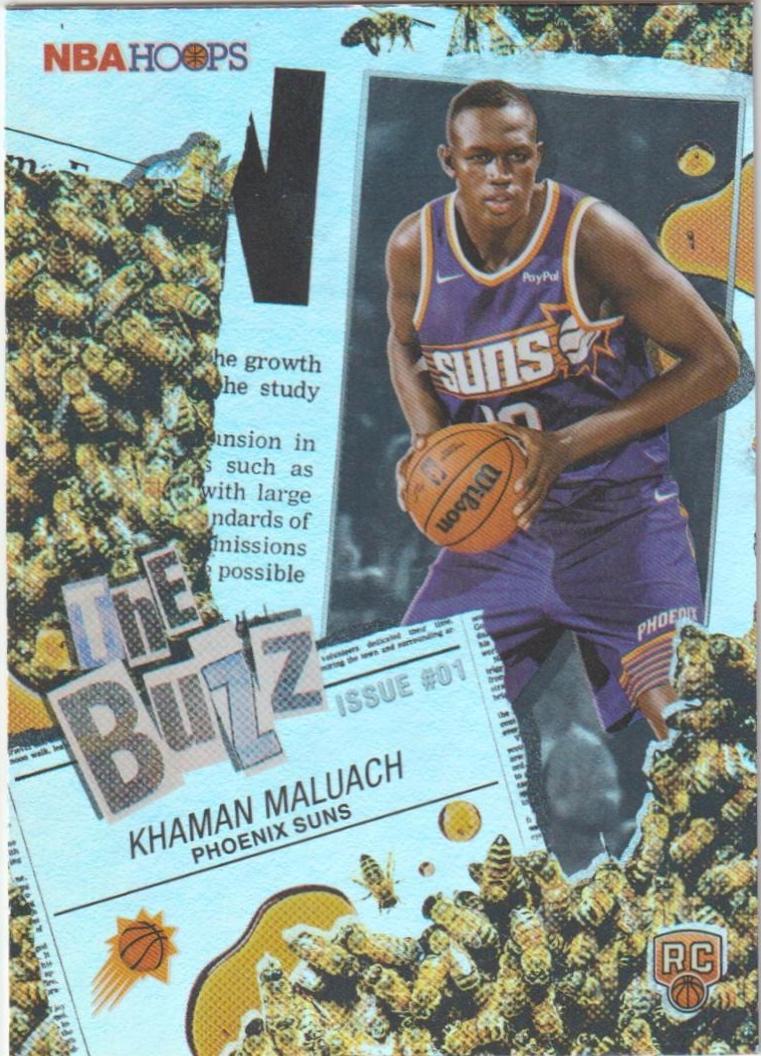2025 Topps NBA Hoops The Buzz Khaman Maluach #TB-10 card