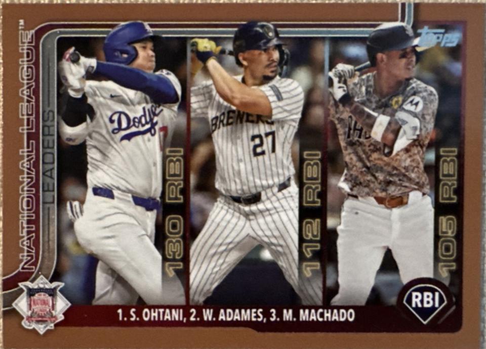 2025 Topps NL RBI Leaders [Gold] #86 card