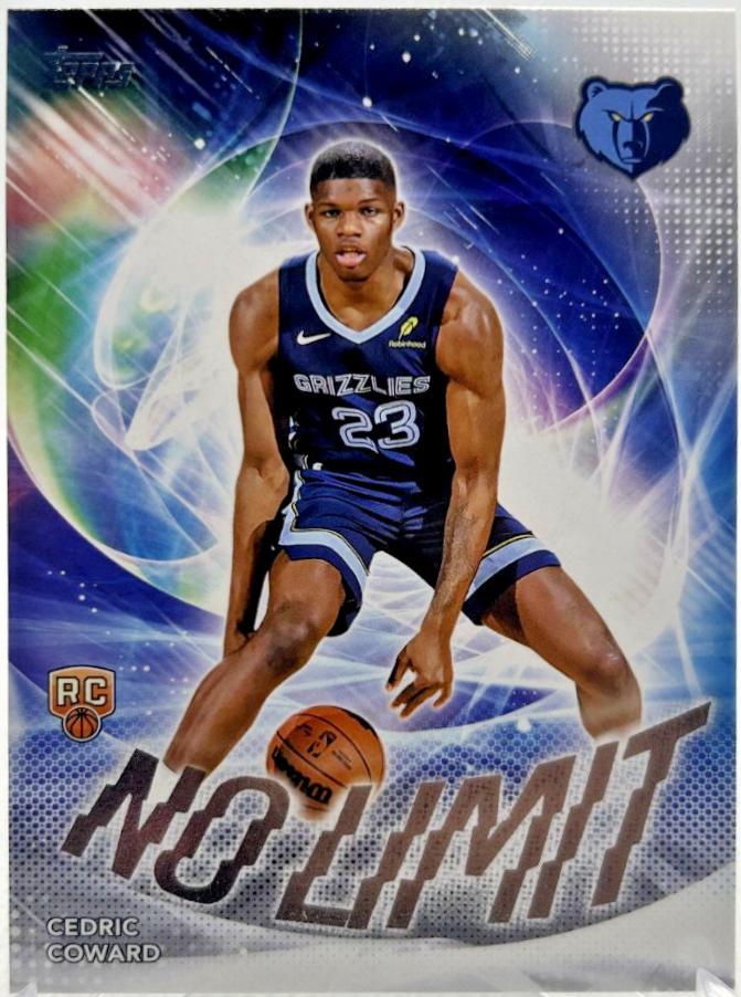 2025 Topps No Limit Cedric Coward #NL-11 card