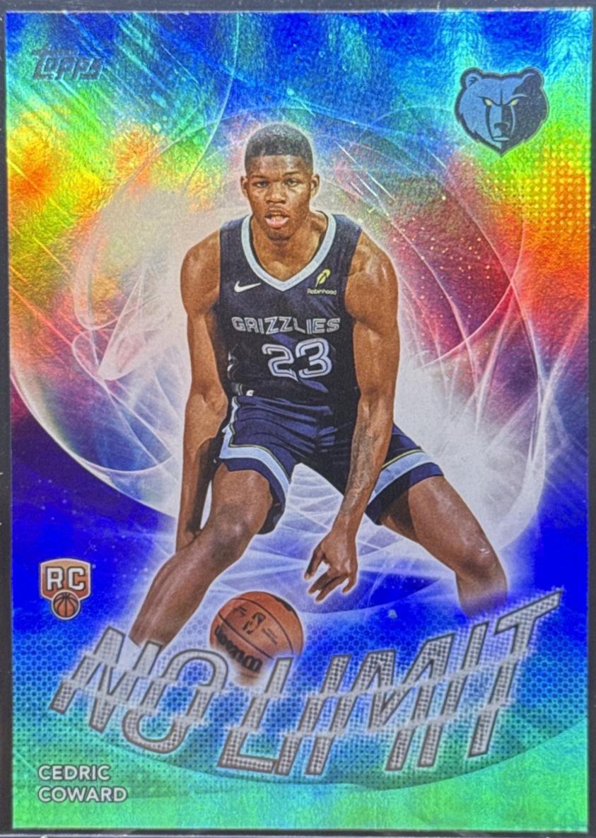 2025 Topps No Limit Cedric Coward [Rainbow] #NL-11 card