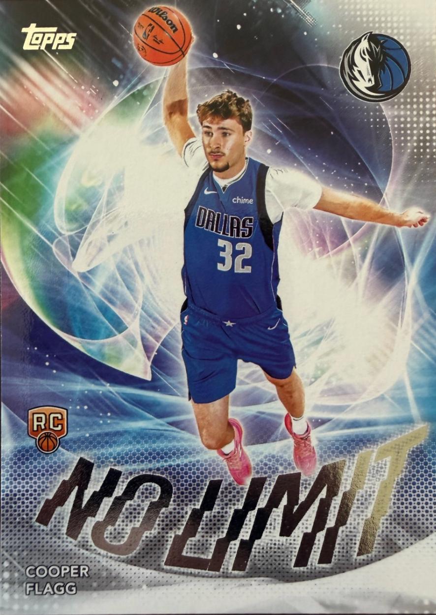 2025 Topps No Limit Cooper Flagg [Rainbow] #NL-1 card