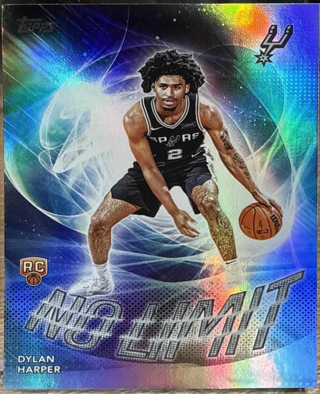 2025 Topps No Limit Dylan Harper [Rainbow] #NL-2 card