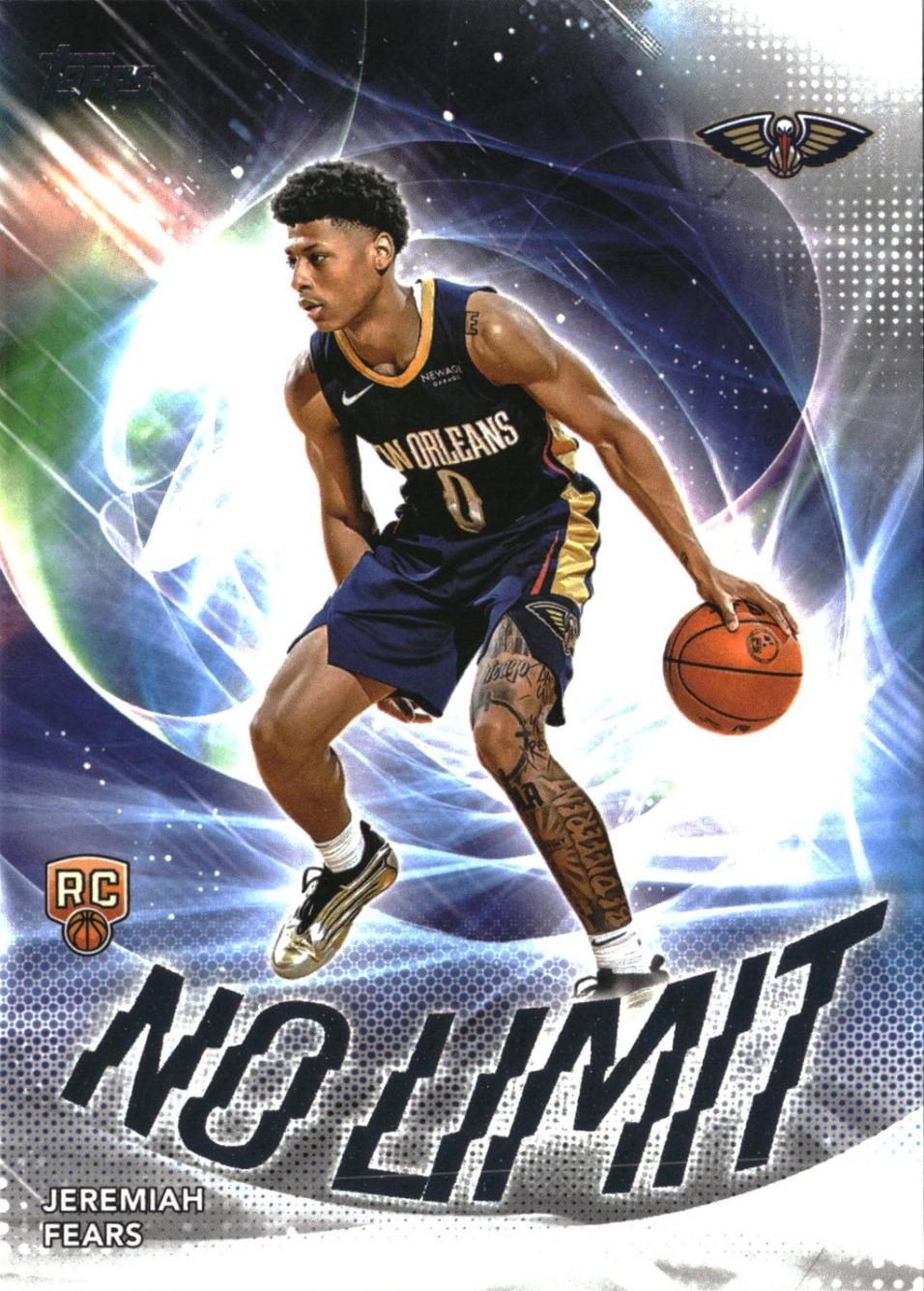 2025 Topps No Limit Jeremiah Fears #NL-7 card