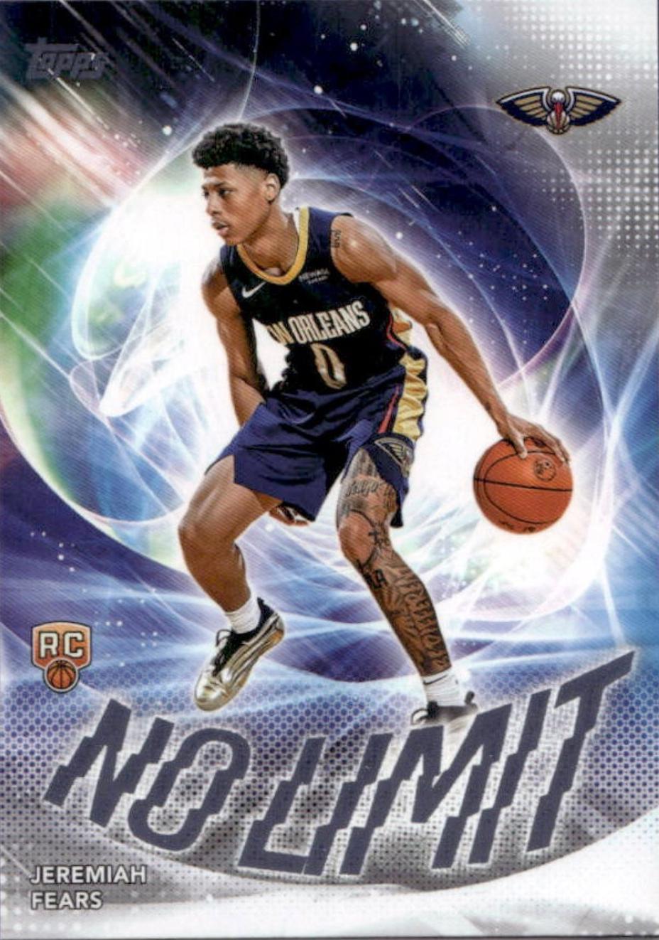2025 Topps No Limit Jeremiah Fears [Rainbow] #NL-7 card
