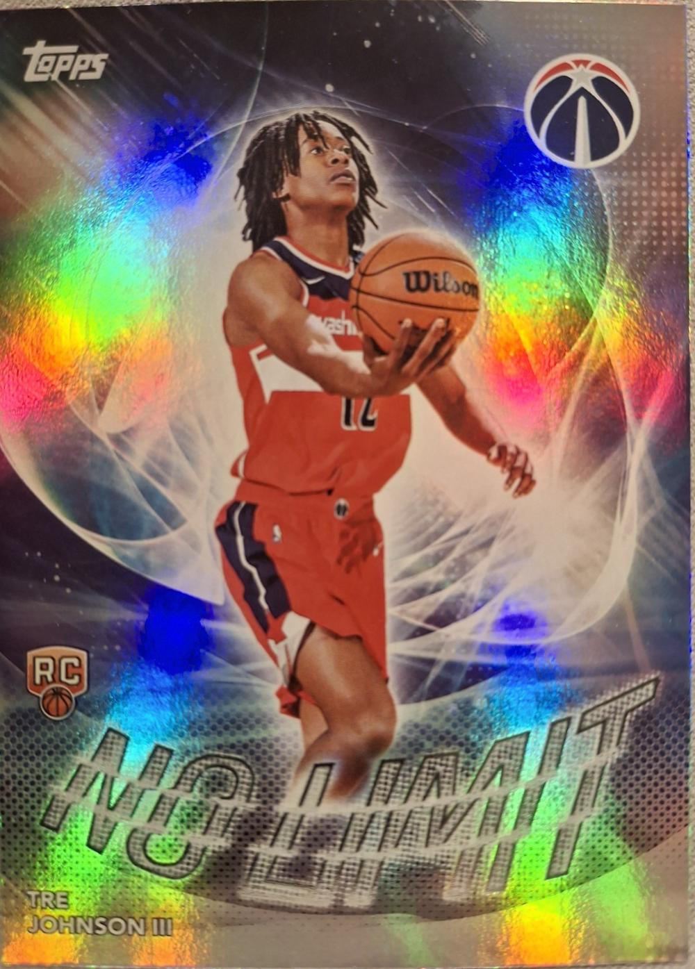 2025 Topps No Limit Tre Johnson III [Rainbow] #NL-6 card