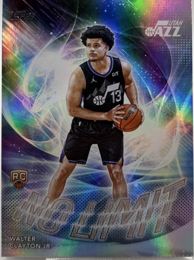 2025 Topps No Limit Walter Clayton Jr. [Rainbow] #NL-18 card