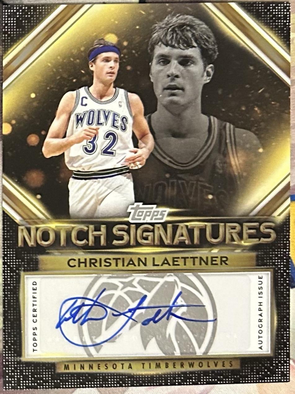 2025 Topps Notch Signatures Christian Laettner #TNS-CL card