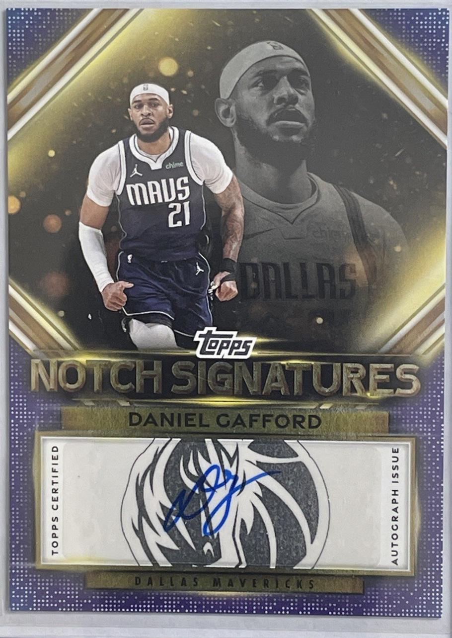 2025 Topps Notch Signatures Daniel Gafford #TNS-DG card